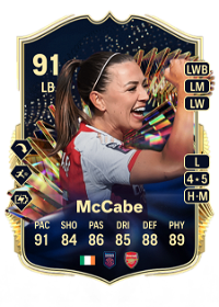 Katie McCabe Team of the Season 91 Overall Rating