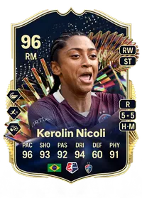 Kerolin Nicoli Team of the Season 96 Overall Rating