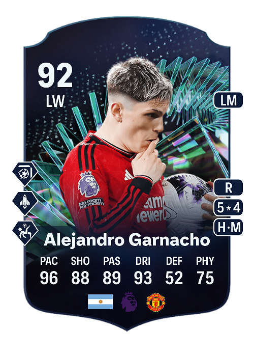 EA FC 24 Alejandro Garnacho 92