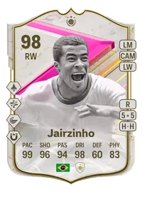 Jairzinho FUTTIES Icon 98 Overall Rating