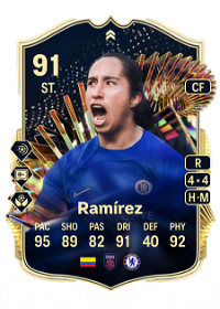 Ramírez TOTS Live 91 Overall Rating