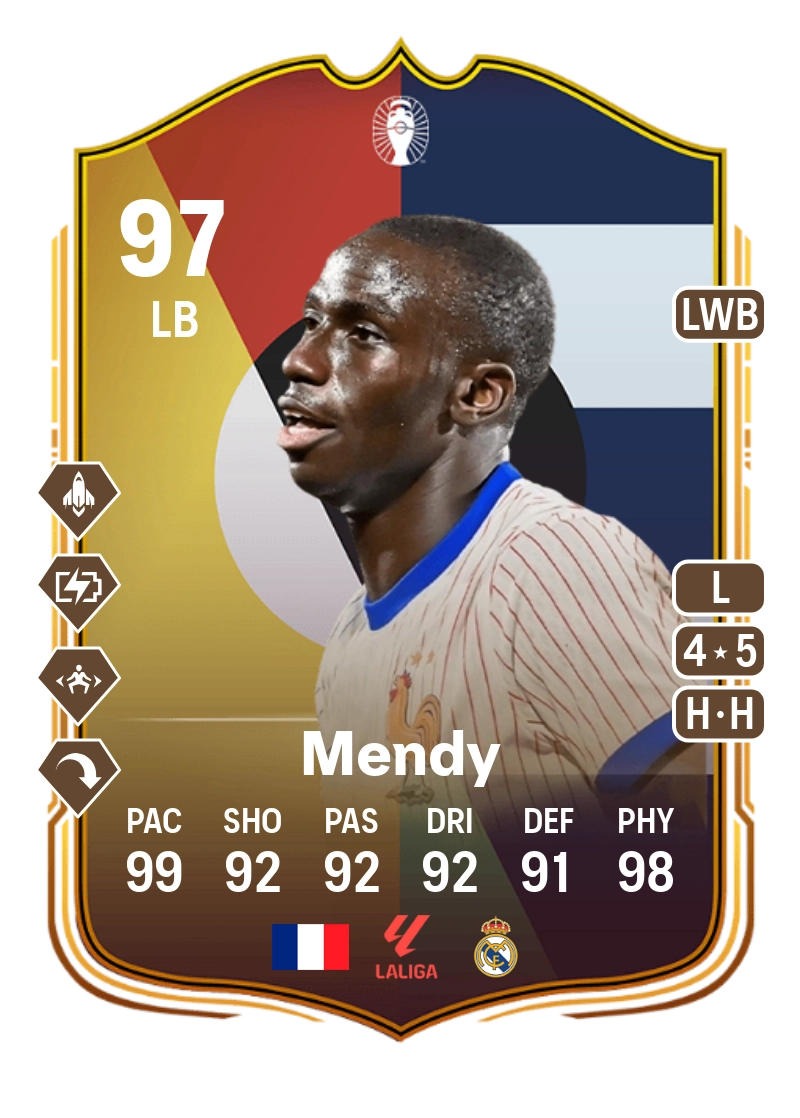 Ferland Mendy UEFA EURO Make Your Mark 97 Overall Rating