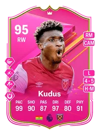 Mohammed Kudus FUTTIES Premium 95 Overall Rating