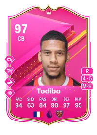 Jean-Clair Todibo FUTTIES Premium 97 Overall Rating