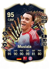 Jamal Musiala Team of the Season 95 Overall Rating