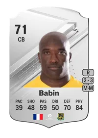 Jean-Sylvain Babin Rare 71 Overall Rating