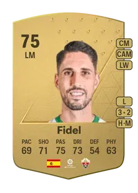 Fidel Common 75 Overall Rating