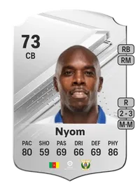 Allan-Roméo Nyom Rare 73 Overall Rating