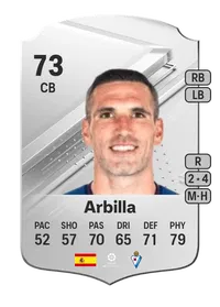 Arbilla Rare 73 Overall Rating