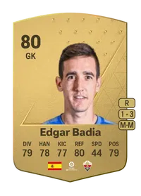 Edgar Badia Common 80 Overall Rating