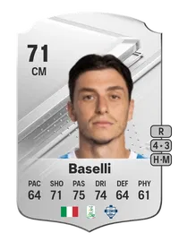 Daniele Baselli Rare 71 Overall Rating