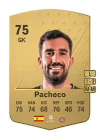 Pacheco Common 75 Overall Rating