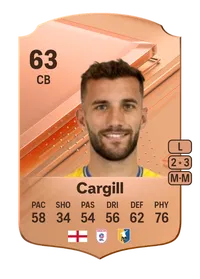 Baily Cargill Rare 63 Overall Rating