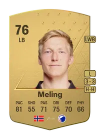 Birger Meling Common 76 Overall Rating