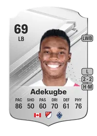 Sam Adekugbe Rare 69 Overall Rating