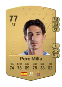 Pere Milla Common 77 Overall Rating