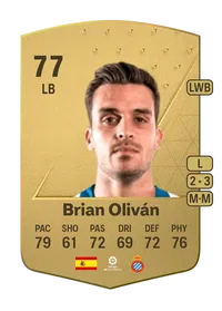 Brian Oliván Common 77 Overall Rating