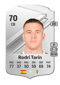 Rodri Tarín Rare 70 Overall Rating