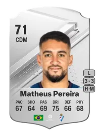 Matheus Pereira Rare 71 Overall Rating