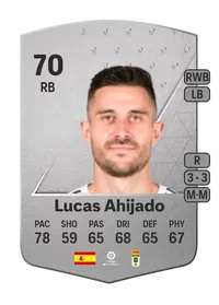 Lucas Ahijado Common 70 Overall Rating