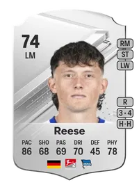 Fabian Reese Rare 74 Overall Rating