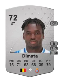 Landry Dimata Common 72 Overall Rating