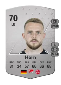 Jannes Horn Common 70 Overall Rating