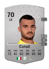 Matteo Cotali Common 70 Overall Rating