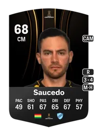 Fernando Saucedo CONMEBOL Libertadores 68 Overall Rating