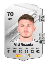 Viti Rozada Rare 70 Overall Rating