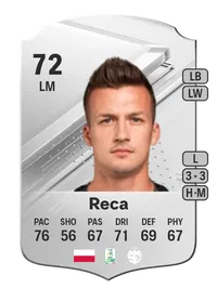 Arkadiusz Reca Rare 72 Overall Rating