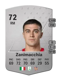 Luca Zanimacchia Common 72 Overall Rating