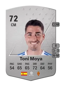 Toni Moya Common 72 Overall Rating