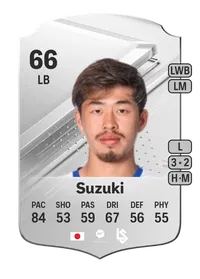 Toichi Suzuki Rare 66 Overall Rating