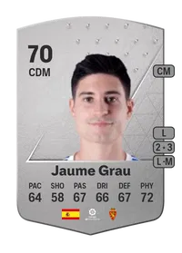 Jaume Grau Common 70 Overall Rating