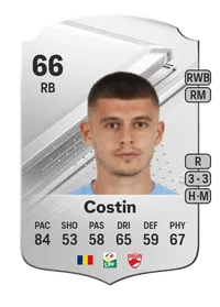 Cristian Costin Rare 66 Overall Rating