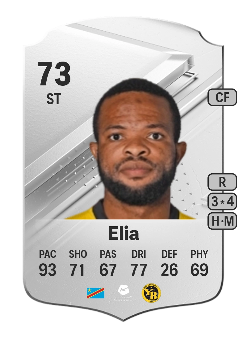 Meschack Elia Rare 73 Overall Rating