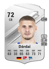 Márton Dárdai Rare 72 Overall Rating