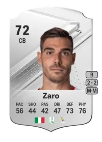 Giovanni Zaro Rare 72 Overall Rating