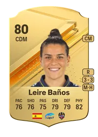 Leire Baños Rare 80 Overall Rating