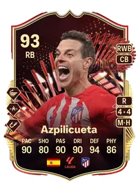 Azpilicueta TOTS Champions 93 Overall Rating