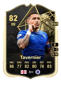 James Tavernier Team of the Week 82 Overall Rating