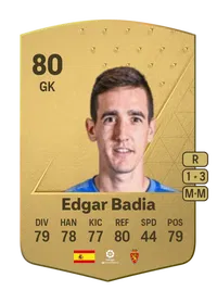 Edgar Badia Common 80 Overall Rating