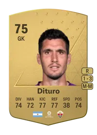 Matías Dituro Common 75 Overall Rating