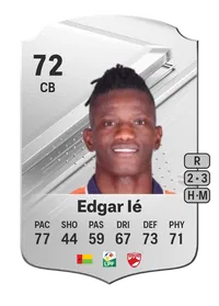 Edgar Ié Rare 72 Overall Rating