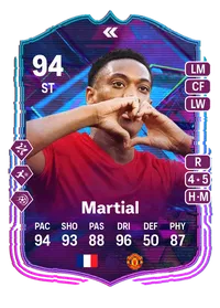 Anthony Martial Flashback Player 94 Overall Rating