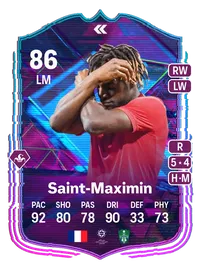 Allan Saint-Maximin Flashback Player 86 Overall Rating