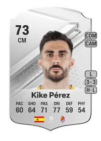 Kike Pérez Rare 73 Overall Rating