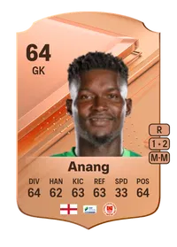 Joseph Anang Rare 64 Overall Rating