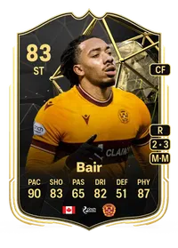 Theo Bair Team of the Week 83 Overall Rating